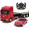 R/C model Mercedes-Benz Actros + AMG GT (1:24) - Rastar RC auto Mercedes Benz Actros + AMG GT RTR 1:24