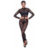 Noir Handmade Jumpsuit Delicate Tiger Design 2730561 L