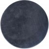 TZ Tmavosivý okrúhly koberec 3D Rabbit Rozmer: 150 cm