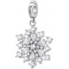 Rosato Strieborný prívesok Snehová vločka Storie RZ238R