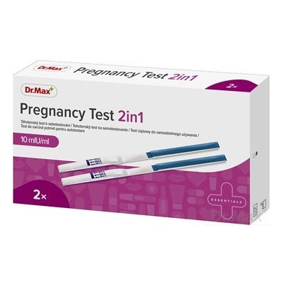 Dr.Max Pregnancy Test 2in1 tehotenský test 2 ks