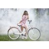 Lavida Dámsky retro bicykel Kenda 3-prevodový Bielo-ružový 28