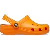 Detská nazúvacia obuv Crocs, CLASSIC CLOG T Oranžová,Čierna, 20/21