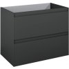 Kúpeľňová skrinka pod umývadlo Jungborn DECEM antracit 800 x 635 x 458 mm 168146