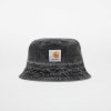 Carhartt WIP Reynold Bucket Hat Black Dusky Washed