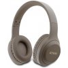 Guess Classic Silver Logo Bezdrátová Sluchátka Brown GUBHV21SFGSW