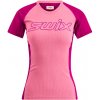 Dámske tričko Swix RaceX Light SS Baselayer Sakura/Peony L