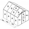 Vitavia náhradné presklenie pre skleník TARGET 5000 PC 4 mm LG2535