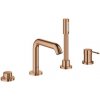 Vaňová batéria GROHE Essence New s vaňovým setom Warm Sunset 19578DA1