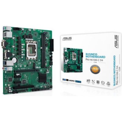 ASUS PRO H610M-C D4-CSM soc 1700 H610 DDR4 mATX M.2 HDMI D-Sub DP 90MB1A30-M0EAYC