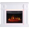 Stojanový krb s funkciou elektrického vykurovania ArtiFlame biely 1800 W 104 x 87 x 32 cm