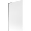 MEXEN/S - Next L vaňová zástena FIX 100 x 150, dekor, grafit metal 895-100-000-03-30-95