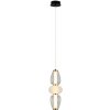Italux PND-74937-3-BK LED závesné stropné svietidlo Gastel | 16W LED | 1000lm | 3000K