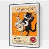 Vymalujsisam.sk Maľovanie podľa čísiel - The Black Cat Veľkosť: 40x60cm, Rám: Na plastovej doske