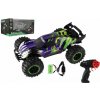 Teddies Auto RC Buggy rýchlostný 2,4 GHz plast 40cm dobíjací pack+batérie fialové