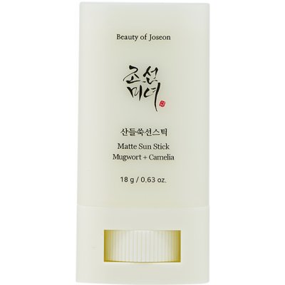 Beauty of Joseon - Matte Sun Stick Mugwort + Camelia SPF50+/PA++++ - Zmatňujúci prípravok s SPF v tyčinke - 18g