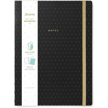 Filofax Notebook Moonlight A4 čierny