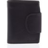 Kožená elegantná čierna peňaženka pre mužov - Delami 1342CHA čierna