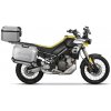 Kompletná sada hliníkových kufrov SHAD TERRA, 37 litrový vrchný kufor, 36/47 litrový bočné kufre, vrátane montážnej sady a platni SHAD Aprilia Tuareg 660
