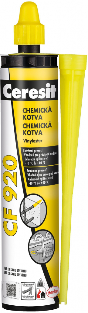 PATTEX CF920 Chemická kotva vinylester 280g