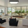 NEDES LCL7222 Stropné LED svietidlo 110W, 4000K, 8800lm, IP20, čierna