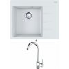 Franke CNG 611-62 TL/2 biela led + Franke FP 9000.031 chróm