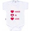 Body s potlačou New Baby MADE IN LOVE Podľa obrázku 80 (9-12m)