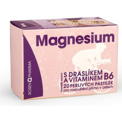 Rosen Magnesium 300 mg perlivé pastilky 20 ks