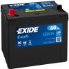 Exide Excell 12V 60Ah 390A EB605