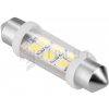 Auto LED žiarovka 12V 10 * 40, 6xSMD Sv8,5, biela