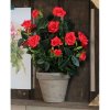 Umelá rastlina Ruže, 33 cm, farba kvetu: červená, 948333