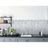 Stenový obklad PVC Ceramics Grey Chevron 67,5x400 cm
