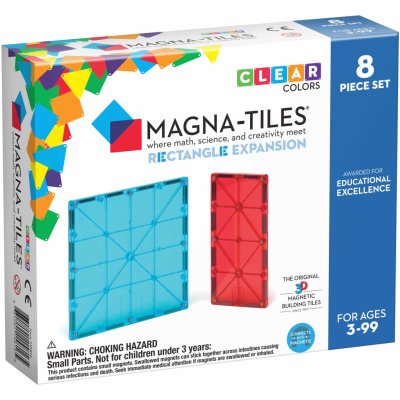 Magna-Tiles Magnetická stavebnica Rectangles 8 dielov