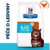 Hill’s Prescription Diet k/d Early Stage Starostlivosť o obličky granule pre mačky 3 kg
