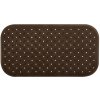 MSV protišmyková podložka do vane Class, hnedá, 36 × 65 cm