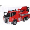 Bruder 3591 Hasičské auto Scania s rebríkom
