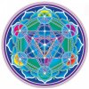 Mandala okenná nalepovacia - Metatron