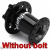 Cannondale HUB FRONT predný náboj, 6 dier, Lefty, 24 dier, čierna Uni