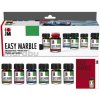 Marabu Mramorovacie farby Easy Marble, sada 6 x 15 ml