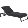 Doppler Melia LIKA-TEX(R) antracit - luxusní záhradní ležadlo