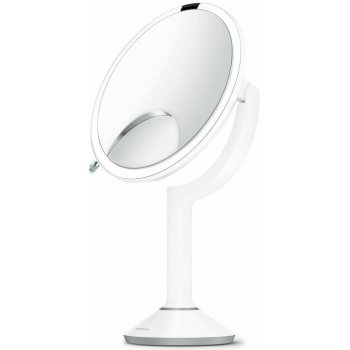 Simplehuman stolní kozmetické zrcadlo s LED osvětleníma dotykovým ovládáním  Sensor TRIO bílá od 349,95 € - Heureka.sk