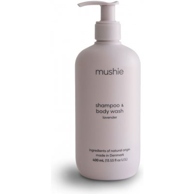 Mushie Organic Baby šampón na telo a vlásky 400ml lavender