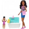 Barbie CHŮVA HERNÍ SET varianta 5.s vanou - černoška
