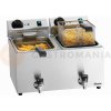 Fritéza podvojná, nastaviteľná digitálnym gombíkom, 2x 5,5 l, 561x640x386 mm | BARTSCHER, MDI SNACK IV Plus