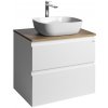 AQUALINE - ALTAIR skrinka s doskou 68 cm, biela/dub emporio AI270-02