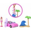 Mattel Barbie mini Barbieland dopravné prostriedky - PLÁŽOVÝ KABRIOLET