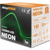 ECOLIGHT LED pásik NEON - 230V - 1m - 8W/m - IP68 - vodotesný - zelená
