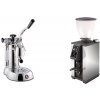 La Pavoni Stradivari Professional Lusso + Stone Espresso Pebble, chrome