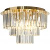EUlight Luster Milano, 1x krištáľové tienidlo, (fi 45cm), g