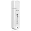 TRANSCEND USB Flash Disk JetFlash®370, 64GB, USB 2.0, White (R/W 16/6 MB/s) TS64GJF370